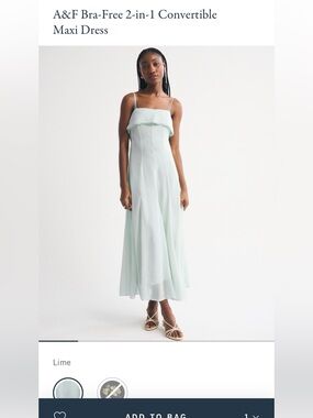 Abercrombie & Fitch Convertible Spaghetti-Strap Maxi Dress